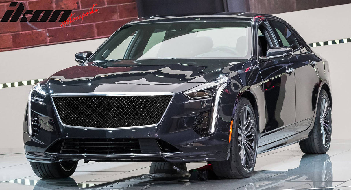 2019-2020 Cadillac CT6 V Style Gloss Black Front Bumper Grille ABS