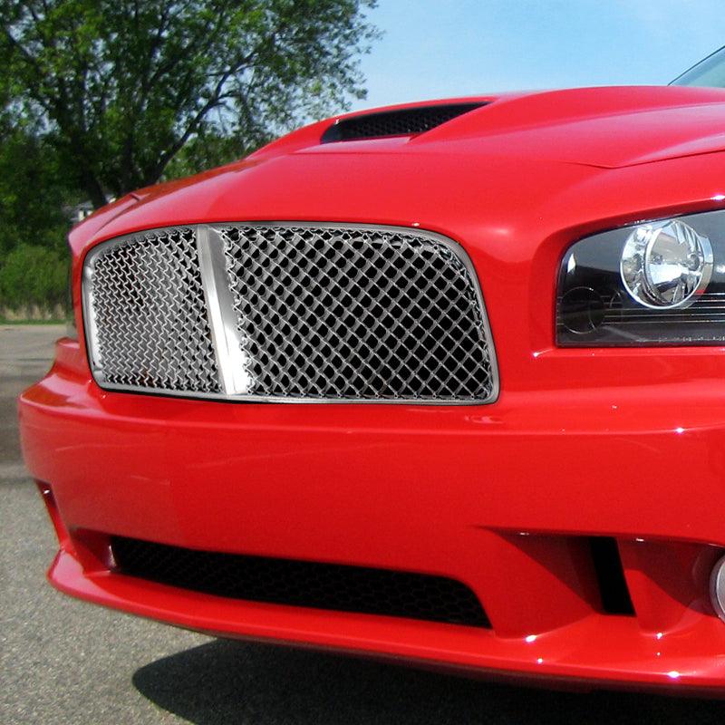 Spec-D Grill Dodge Charger (2005-2010) Mesh Chrome or Black