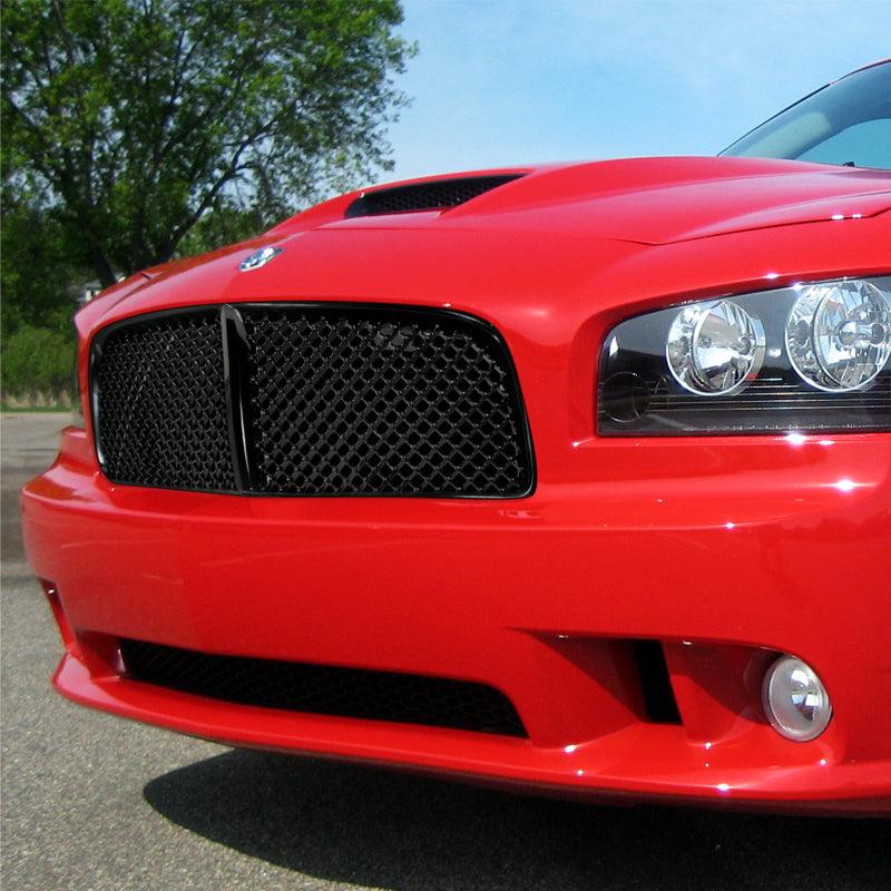 Spec-D Grill Dodge Charger (2005-2010) Mesh Chrome or Black