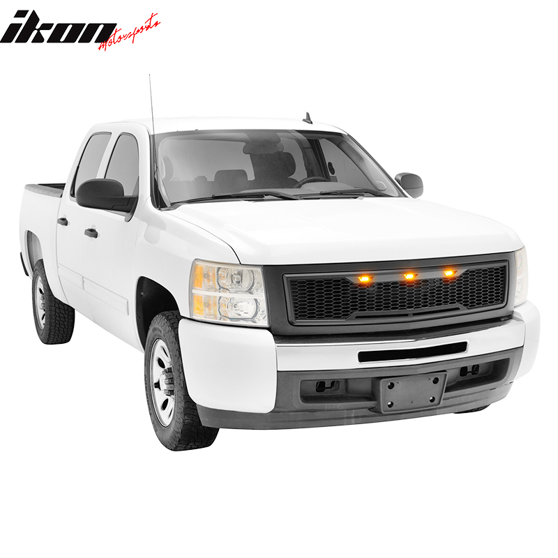 2007-2013 Chevy Silverado 1500 Front Bumper Hood Mesh Grille Grill