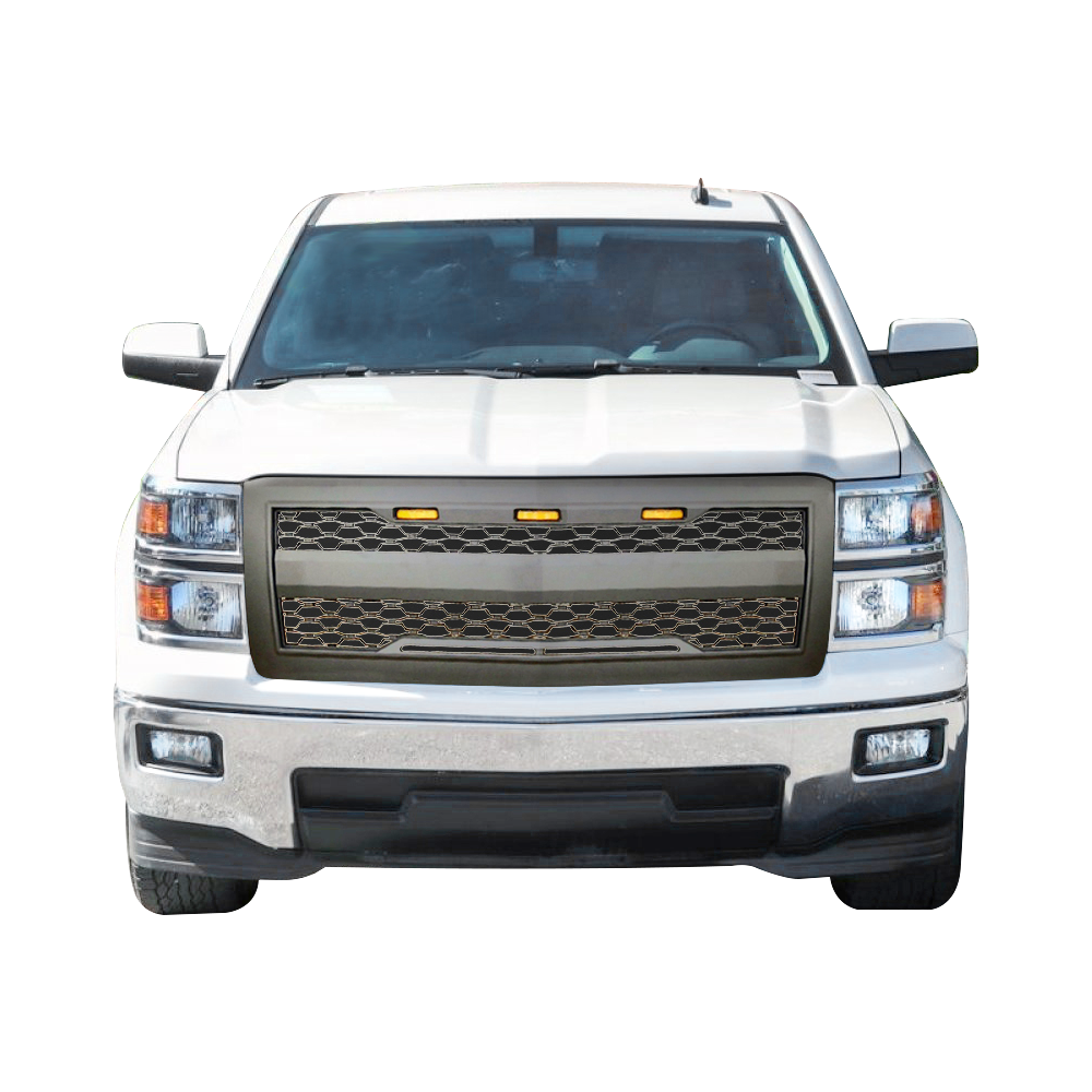 2014-2015 Chevy Silverado 1500 Front Bumper Hood Grille