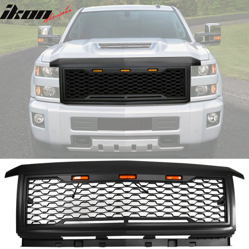 2015-2018 Chevy Silverado 2500 3500 Front Bumper Hood Mesh Grille