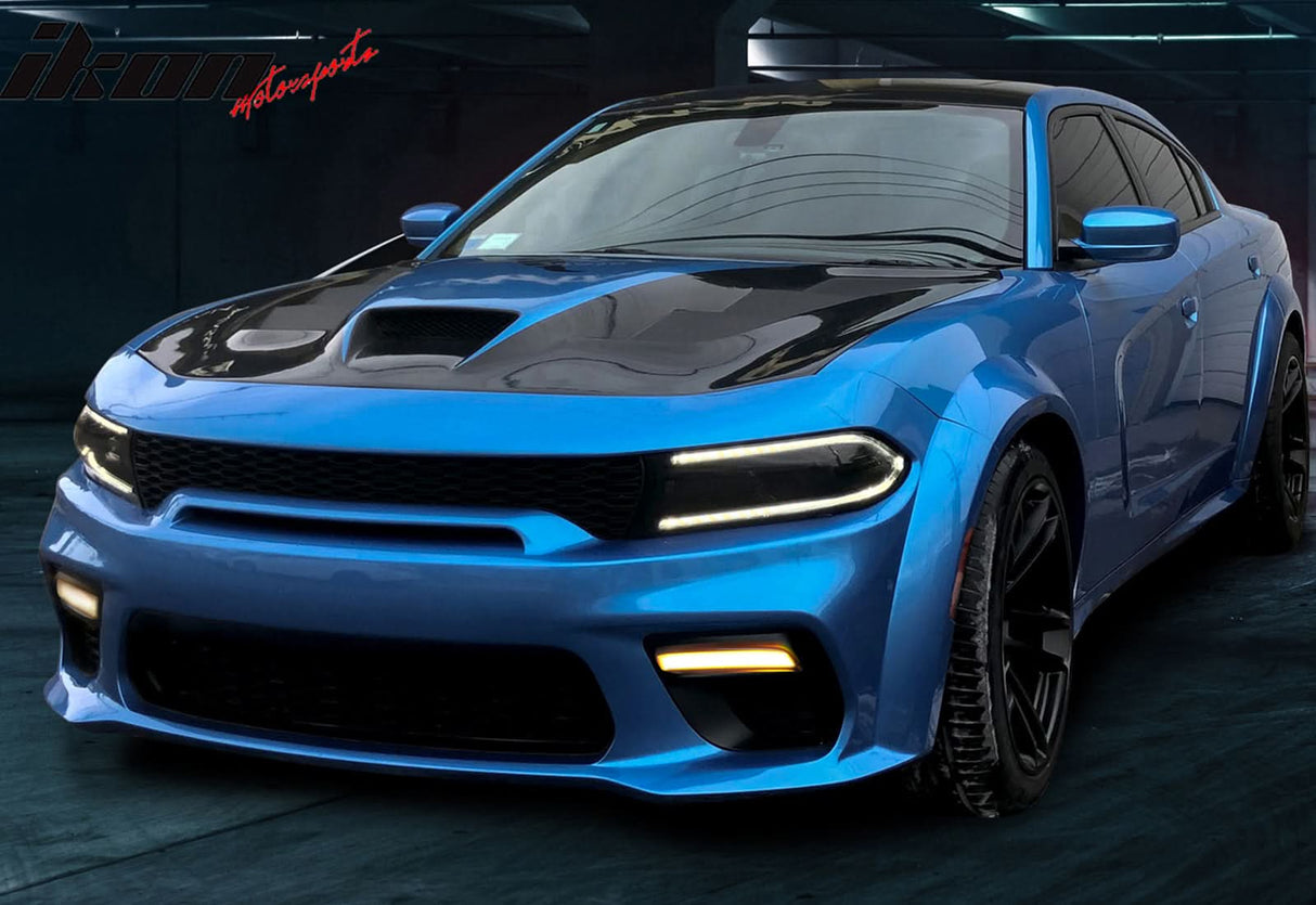 2020-2023 Dodge Charger Widebody OE Style Front Bumper Upper Grilles