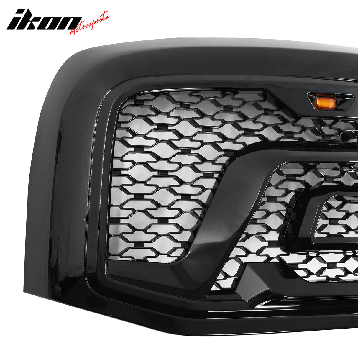 2006-2009 Dodge Ram 1500 2500 3500 Black Grille W/Signal Light