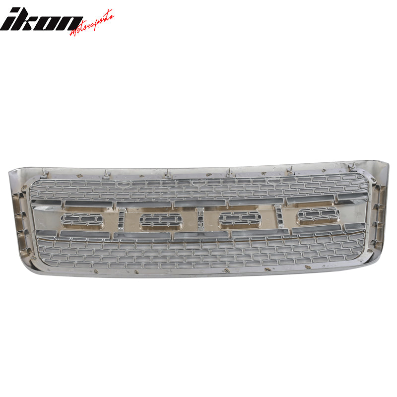 2004-2008 Ford F150 R Chrome Front Hood Bumper Grill Grille ABS