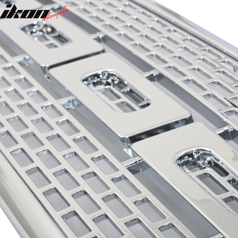 2004-2008 Ford F150 R Chrome Front Hood Bumper Grill Grille ABS