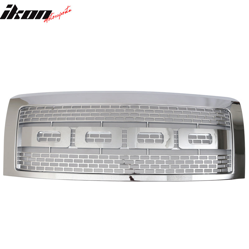 2009-2014 Ford F150 R Front Bumper Hood Grille Mesh Hood Guard ABS