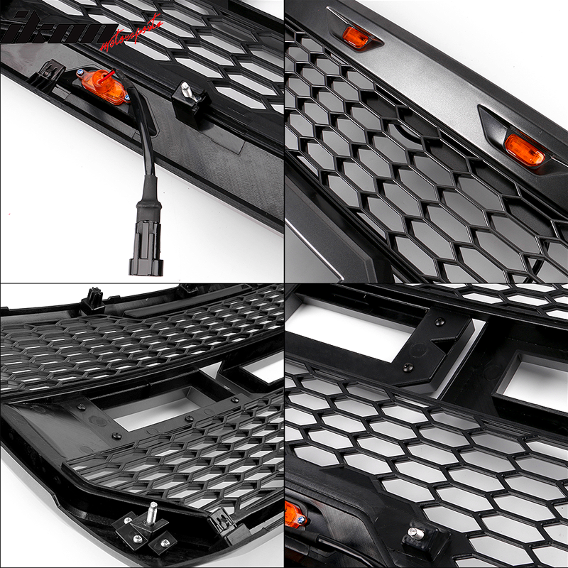 2009-2014 Ford F150 New R Front Bumper Grille Hood Mesh Package ABS