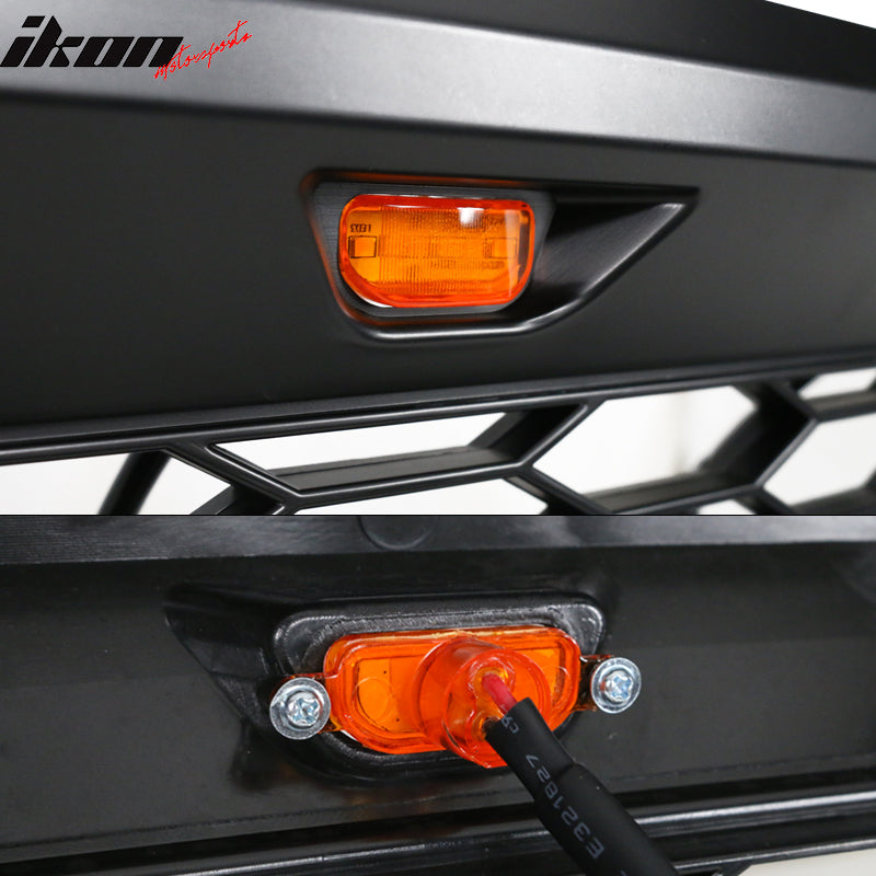 2015-2017 Ford F150 R Front Bumper Hood Mesh LED Grille Replacement