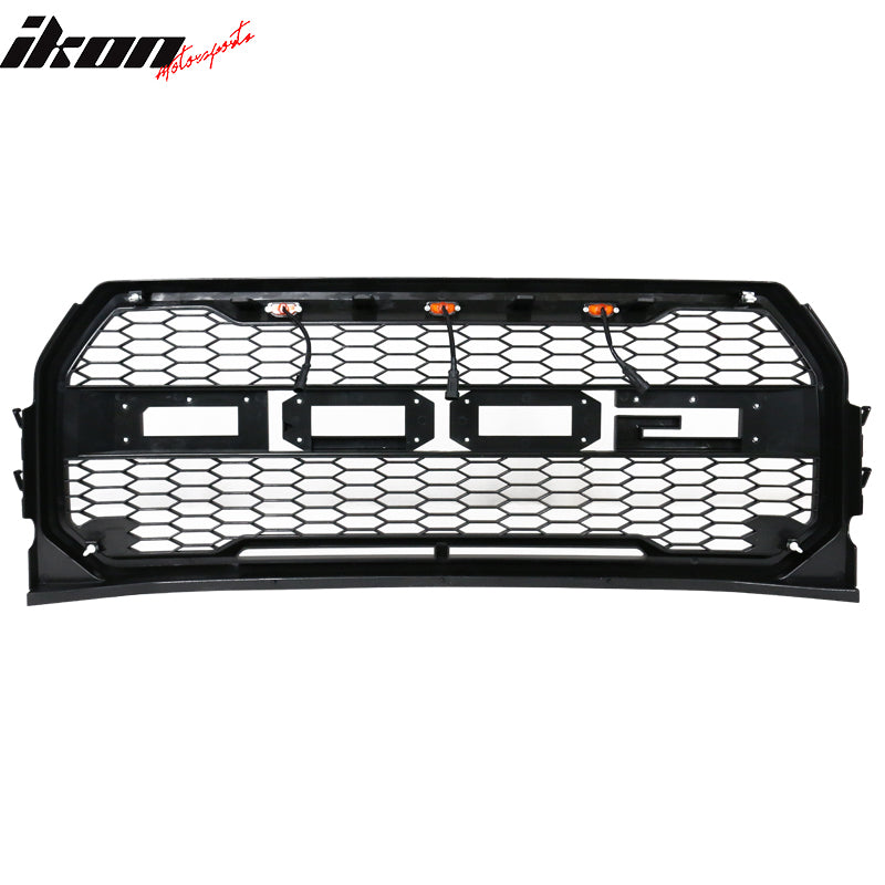 2015-2017 Ford F150 R Front Bumper Hood Mesh LED Grille Replacement