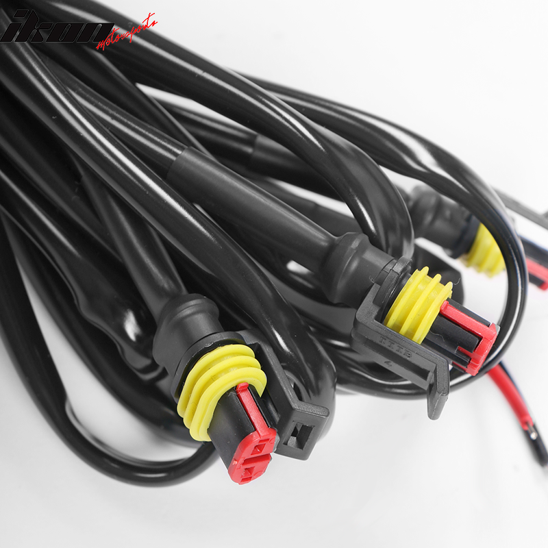 2017-2019 Ford F250 F350 LED Honeycomb Mesh Front Bumper Grille Hood