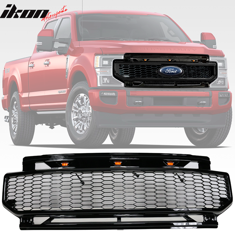 2020-2022 Ford F250 F350 F450 Super Duty Grill Car Front Grille ABS
