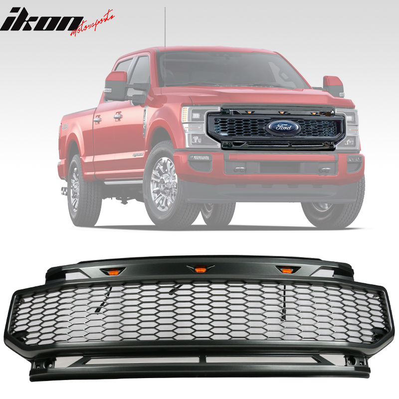 2020-2022 Ford F250 F350 F450 Super Duty Grill Car Front Grille ABS