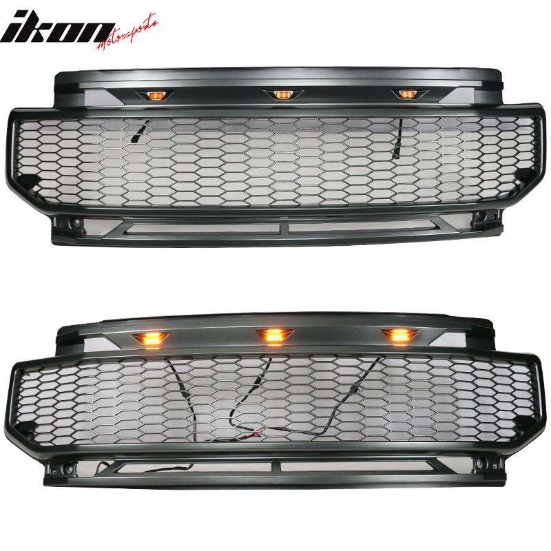 2020-2022 Ford F250 F350 F450 Super Duty Grill Car Front Grille ABS
