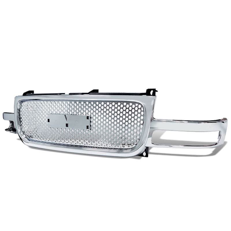Spec-D Grill GMC Yukon (00-06) GMC Sierra (99-02) Mesh Gloss Black or Chrome