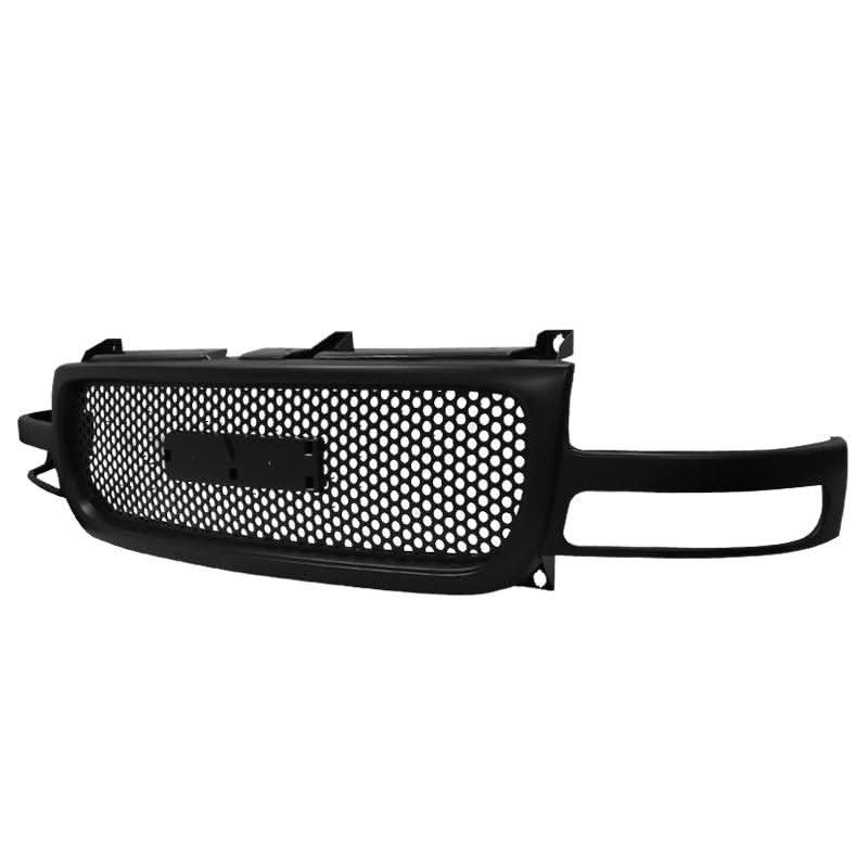 Spec-D Grill GMC Yukon (00-06) GMC Sierra (99-02) Mesh Gloss Black or Chrome