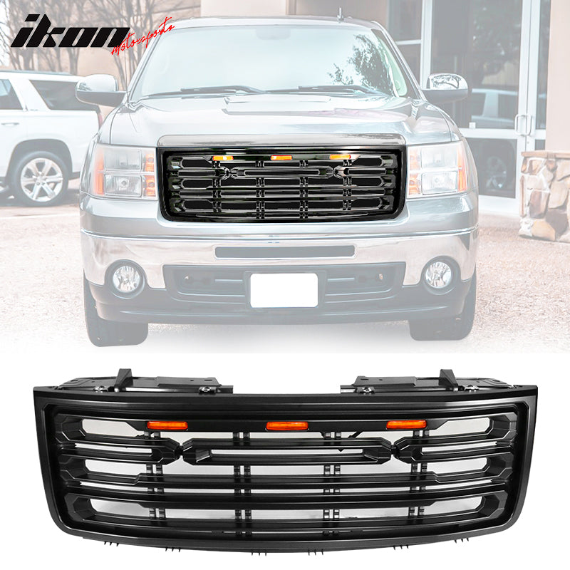 2007-2013 GMC Sierra 1500 Front Bumper Hood Grille Guard Grill