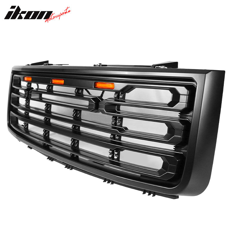 2007-2013 GMC Sierra 1500 Front Bumper Hood Grille Guard Grill