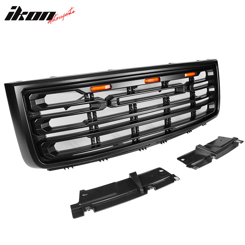 2007-2013 GMC Sierra 1500 Front Bumper Hood Grille Guard Grill