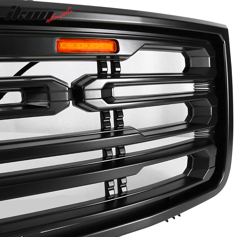 2007-2013 GMC Sierra 1500 Front Bumper Hood Grille Guard Grill