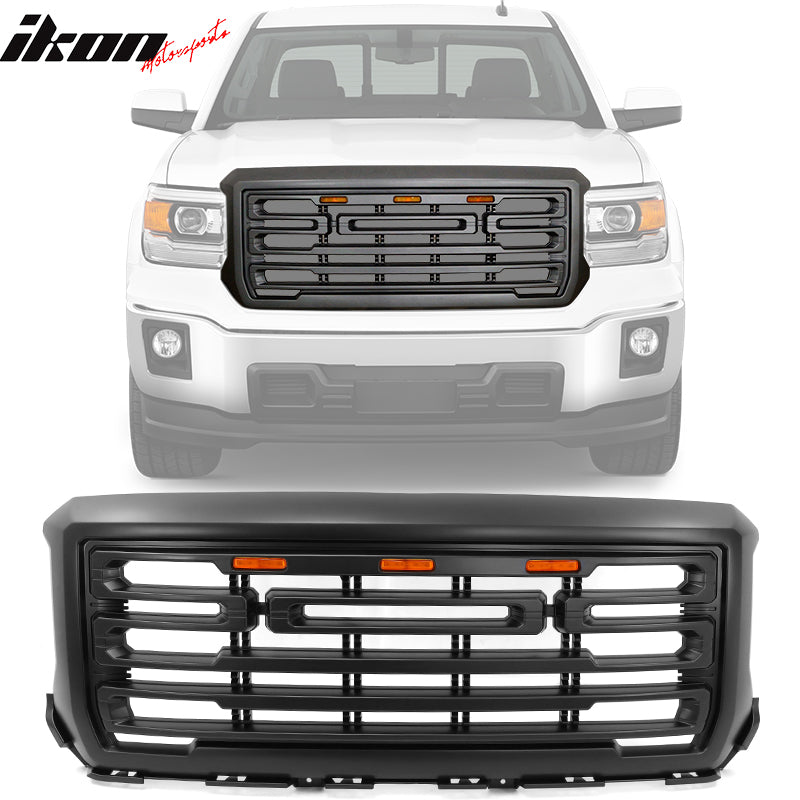 2014-2015 GMC Sierra 1500 Front Bumper Hood Grille Guard Grill