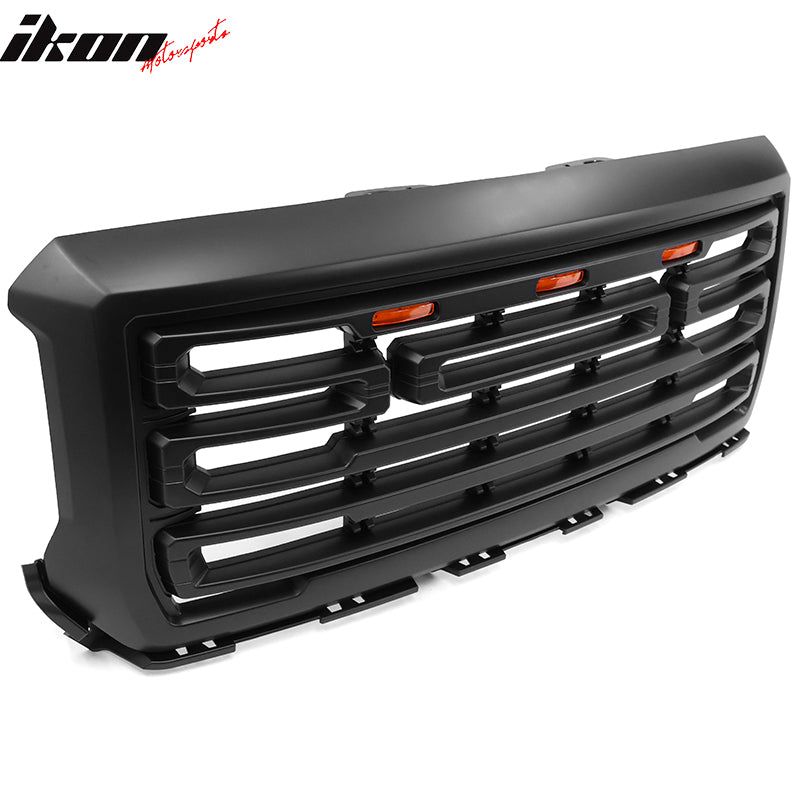 2014-2015 GMC Sierra 1500 Front Bumper Hood Grille Guard Grill