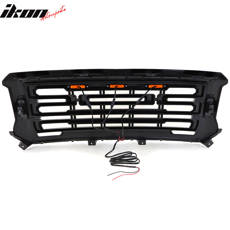2014-2015 GMC Sierra 1500 Front Bumper Hood Grille Guard Grill