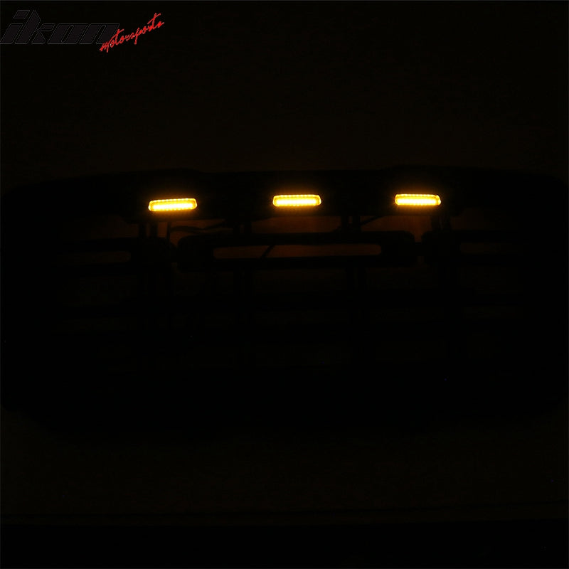 2016-2019 GMC Sierra 1500 Front Bumper Hood Grille Mesh Hood Guard