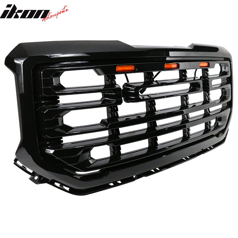 2016-2019 GMC Sierra 1500 Front Bumper Hood Grille Mesh Hood Guard