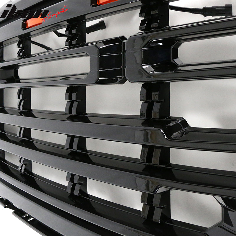 2016-2019 GMC Sierra 1500 Front Bumper Hood Grille Mesh Hood Guard