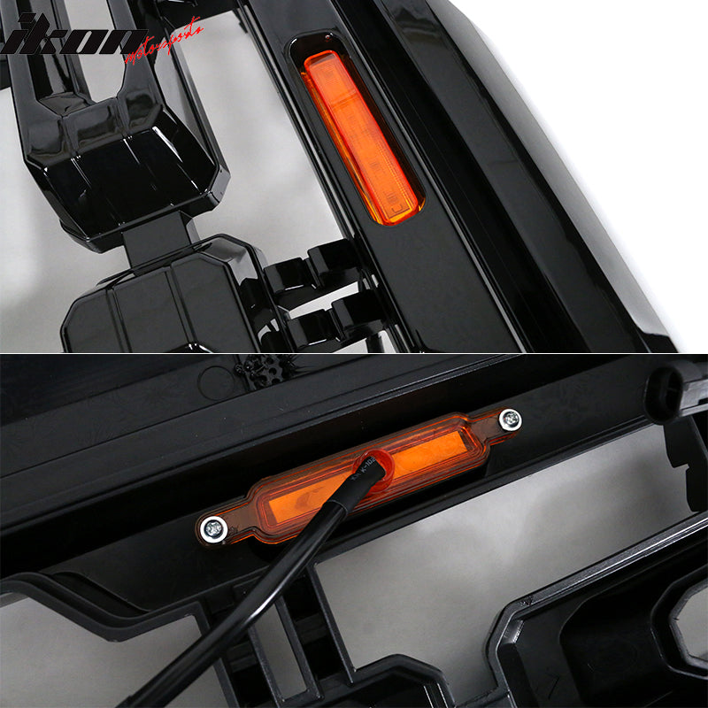 2016-2019 GMC Sierra 1500 Front Bumper Hood Grille Mesh Hood Guard