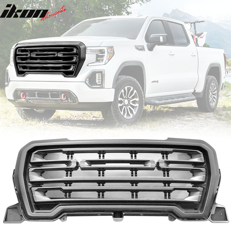 2019-2021 GMC Sierra 1500 Front Bumper Hood Grille Guard Grill