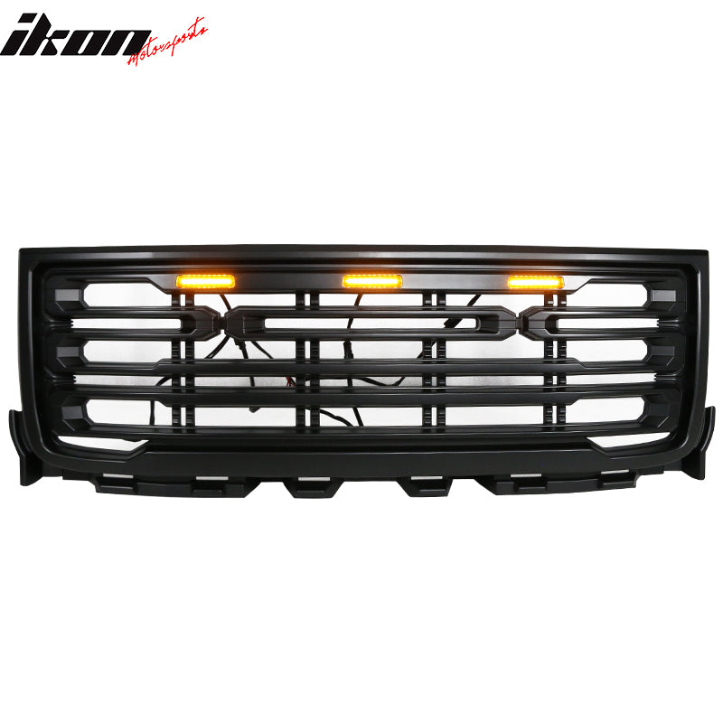 2011-2014 GMC Sierra 2500 3500 Front Bumper Hood Grille Guard Grill