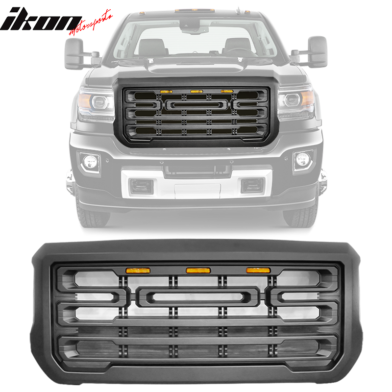 2015-2019 GMC Sierra 2500 3500 Front Grille Guard with Signal Light