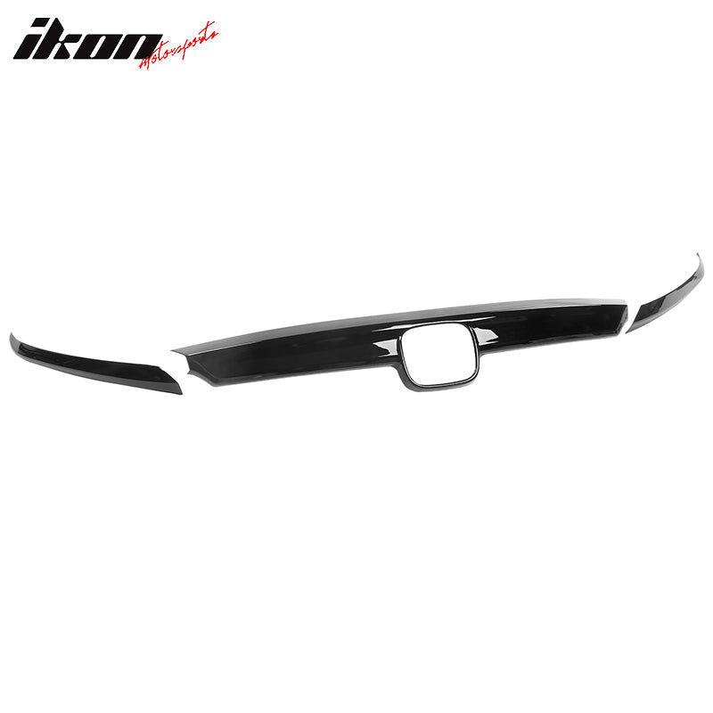 2021-2022 Honda Accord Sedan 4-Door Gloss Black 3PCS Grille Trim ABS
