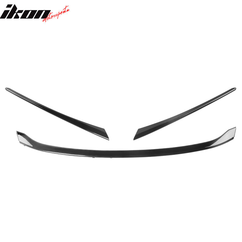 2022-2025 Honda Civic Sedan Hatchback Gloss Black Grille Trim ABS