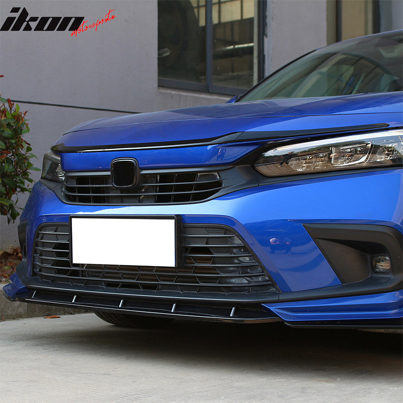 2022-2025 Honda Civic Sedan Hatchback Gloss Black Grille Trim ABS