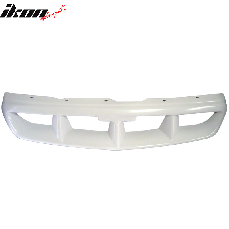 1996-1998 Honda Civic Mug Style White Front Bumper Mesh Grille ABS