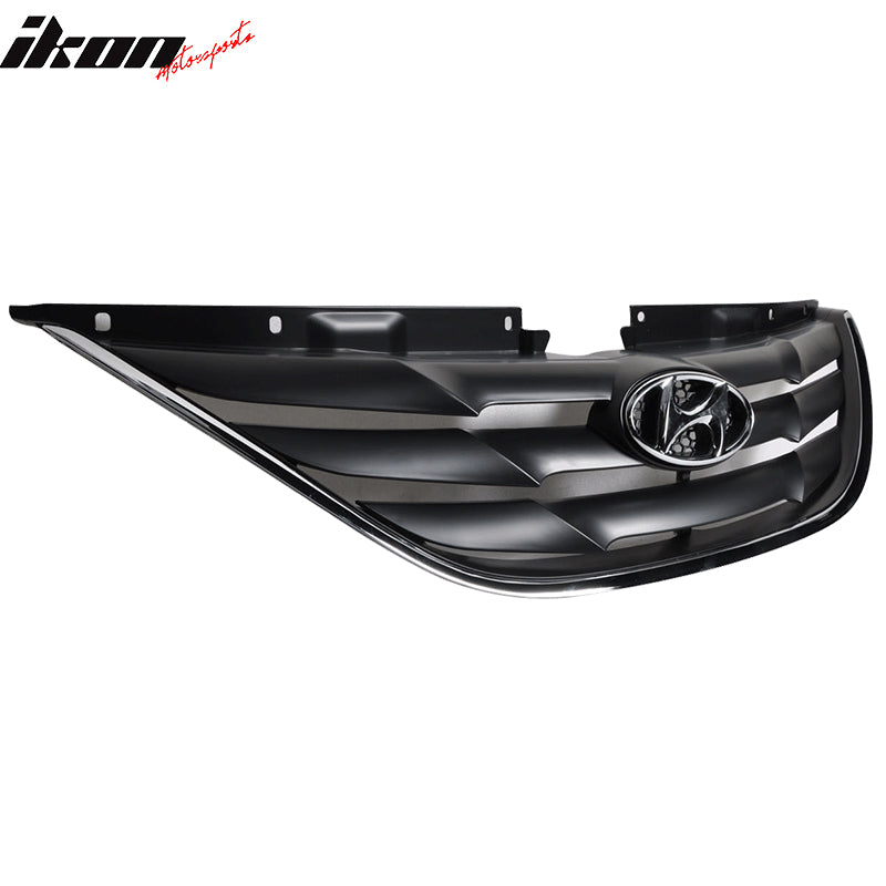 2010-2012 Hyundai Sonata Unpainted Mesh Front Hood Grille Grill ABS
