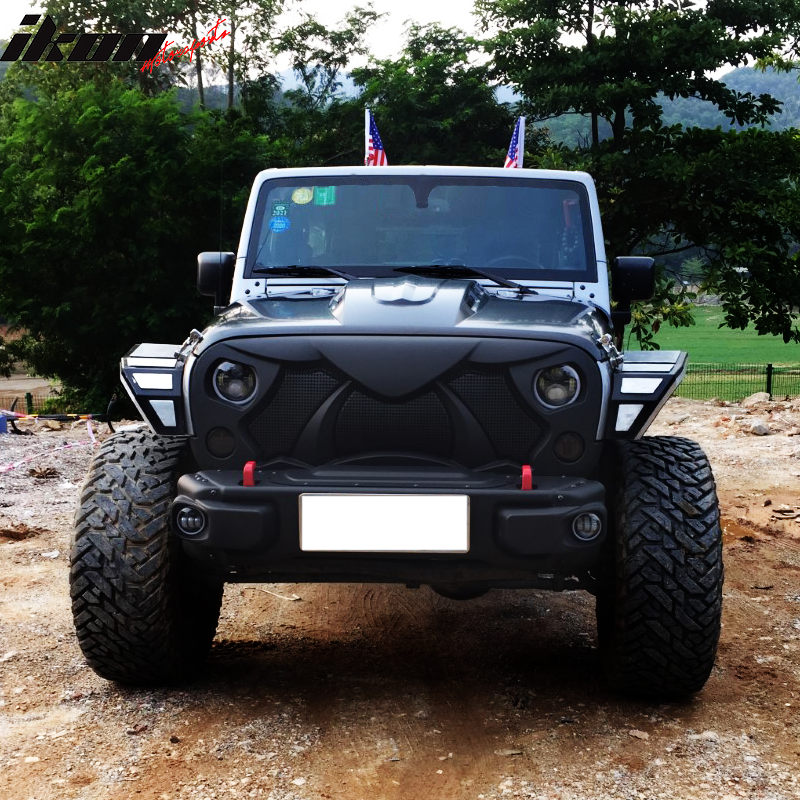 2007-2018 Jeep Wrangler JK JKU Cobra Front Cobra Grille Guard Insert