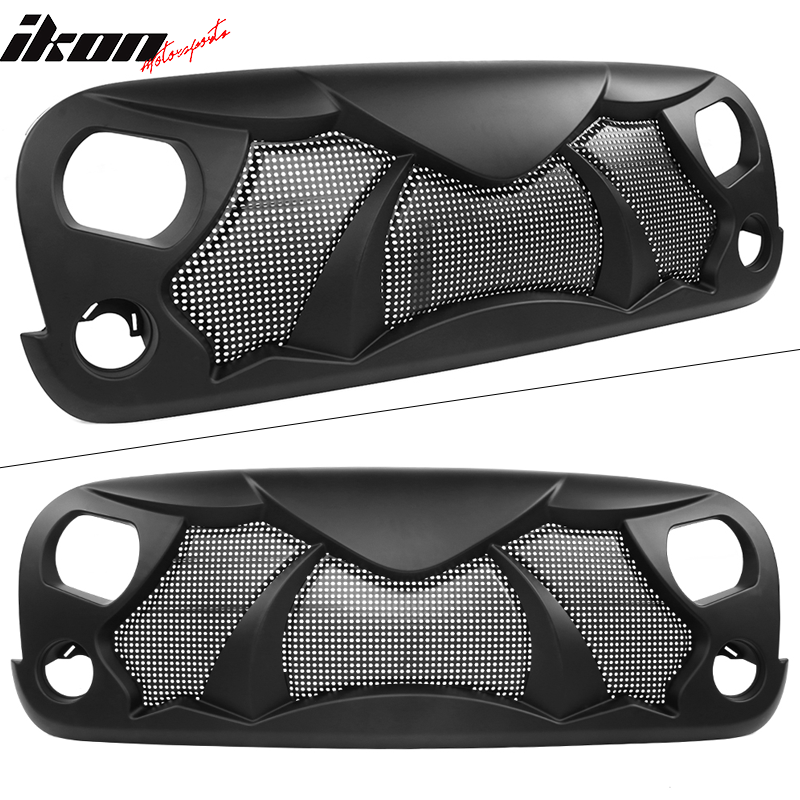 2007-2018 Jeep Wrangler JK JKU Cobra Front Cobra Grille Guard Insert