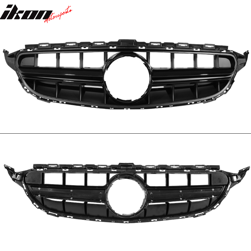2015-2018 Benz C Class W205 AMG Sport Vertical Black Front Grille