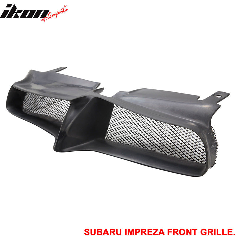 2004-2005 Subaru Impreza WRX Sti JDM Black Front Grille PU