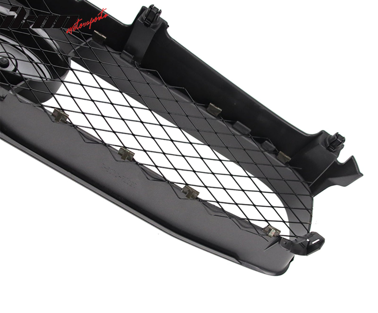 2004-2005 Subaru Impreza STI Style Front Bumper Grille Gloss Black ABS