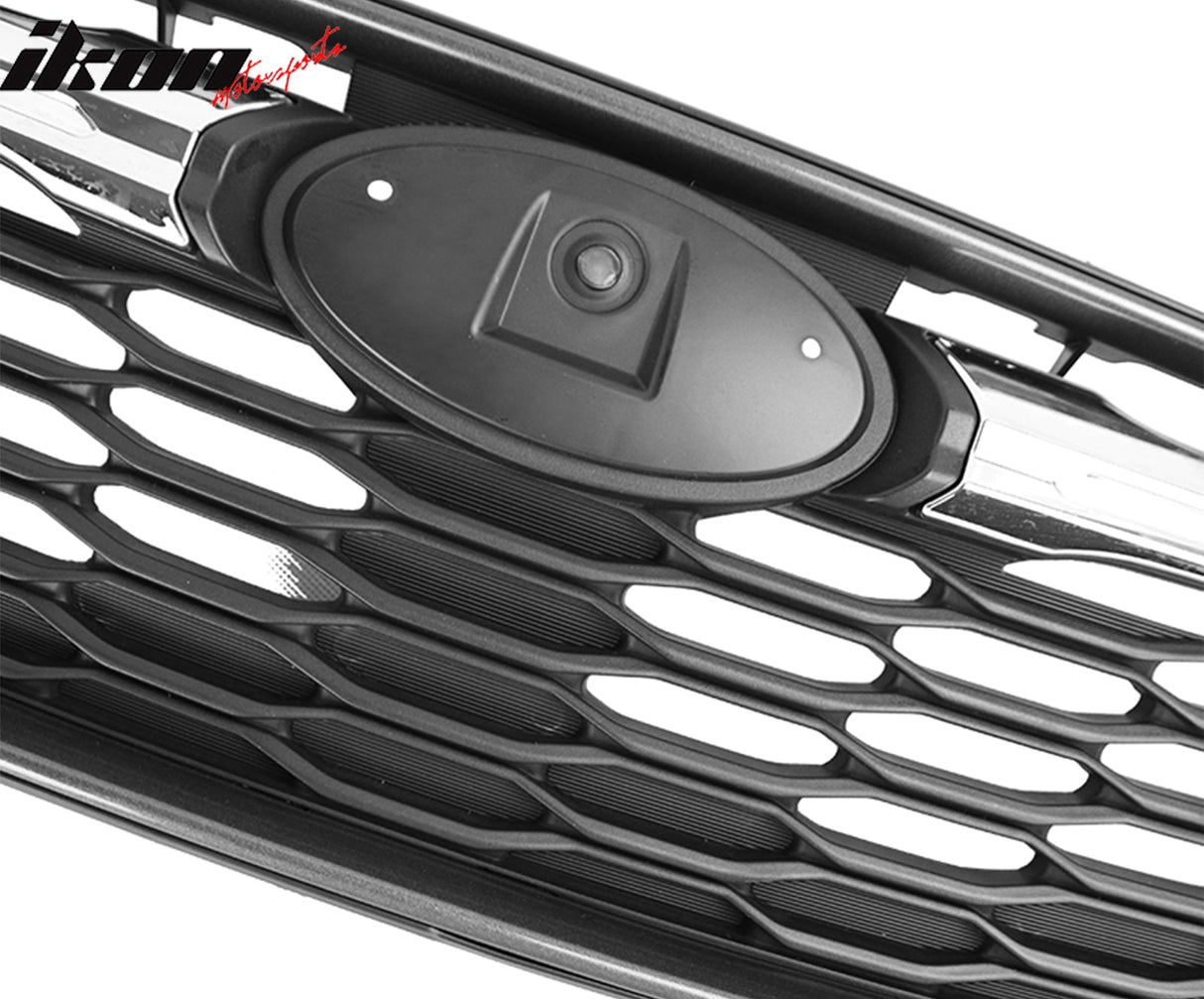 2017-2019 Subaru Impreza OE Front Bumper Grille Gray W/ Chrome ABS