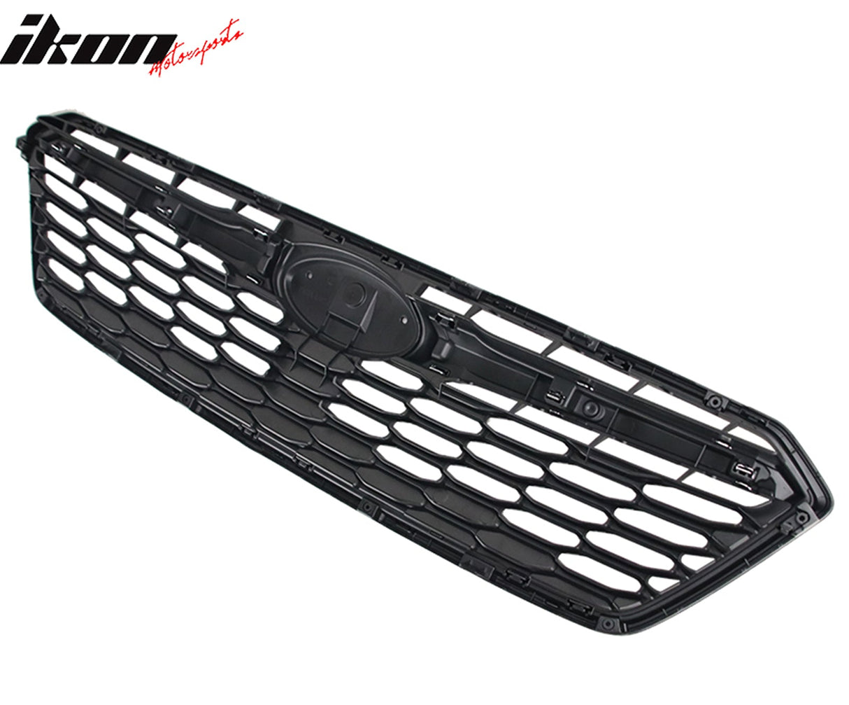 2017-2019 Subaru Impreza OE Front Bumper Grille Gray W/ Chrome ABS