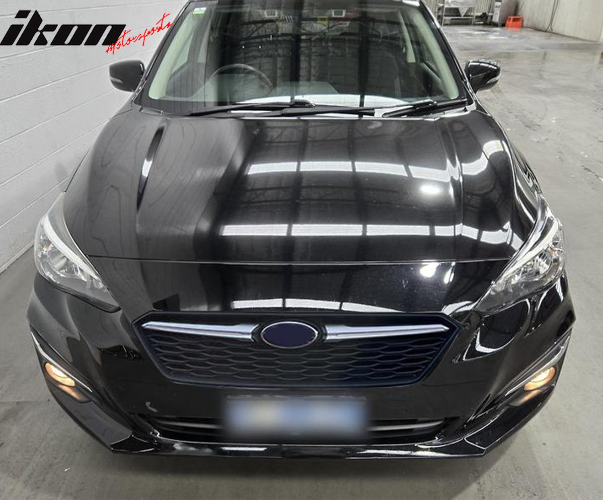 2017-2019 Subaru Impreza OE Front Bumper Grille Gray W/ Chrome ABS