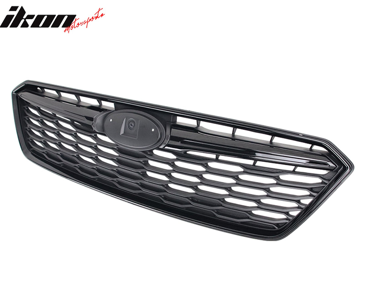 2017-2019 Subaru Impreza OE Front Bumper Grille Gloss Black ABS