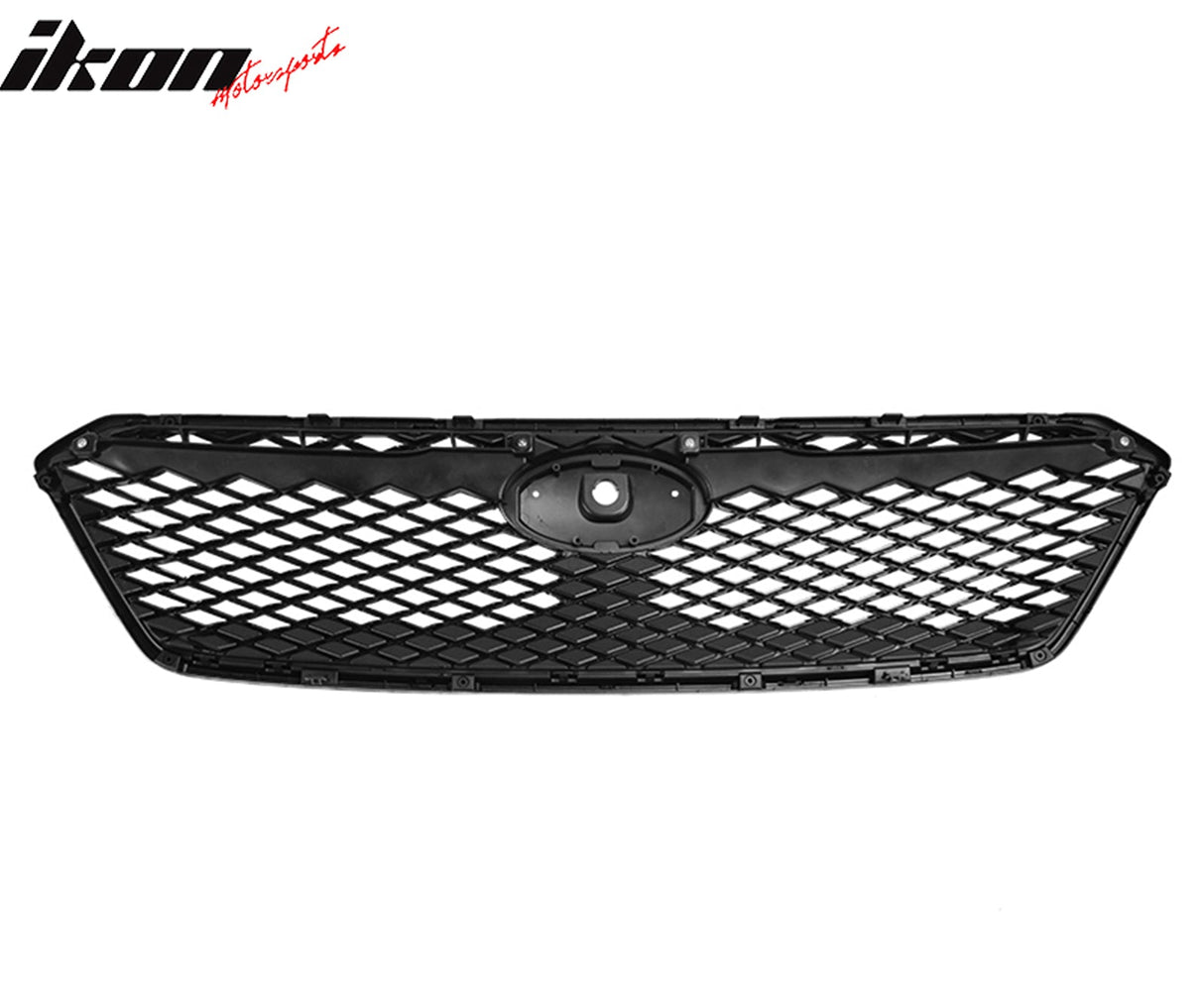 2017-2019 Subaru Impreza Sport Front Bumper Grille Gloss Black ABS
