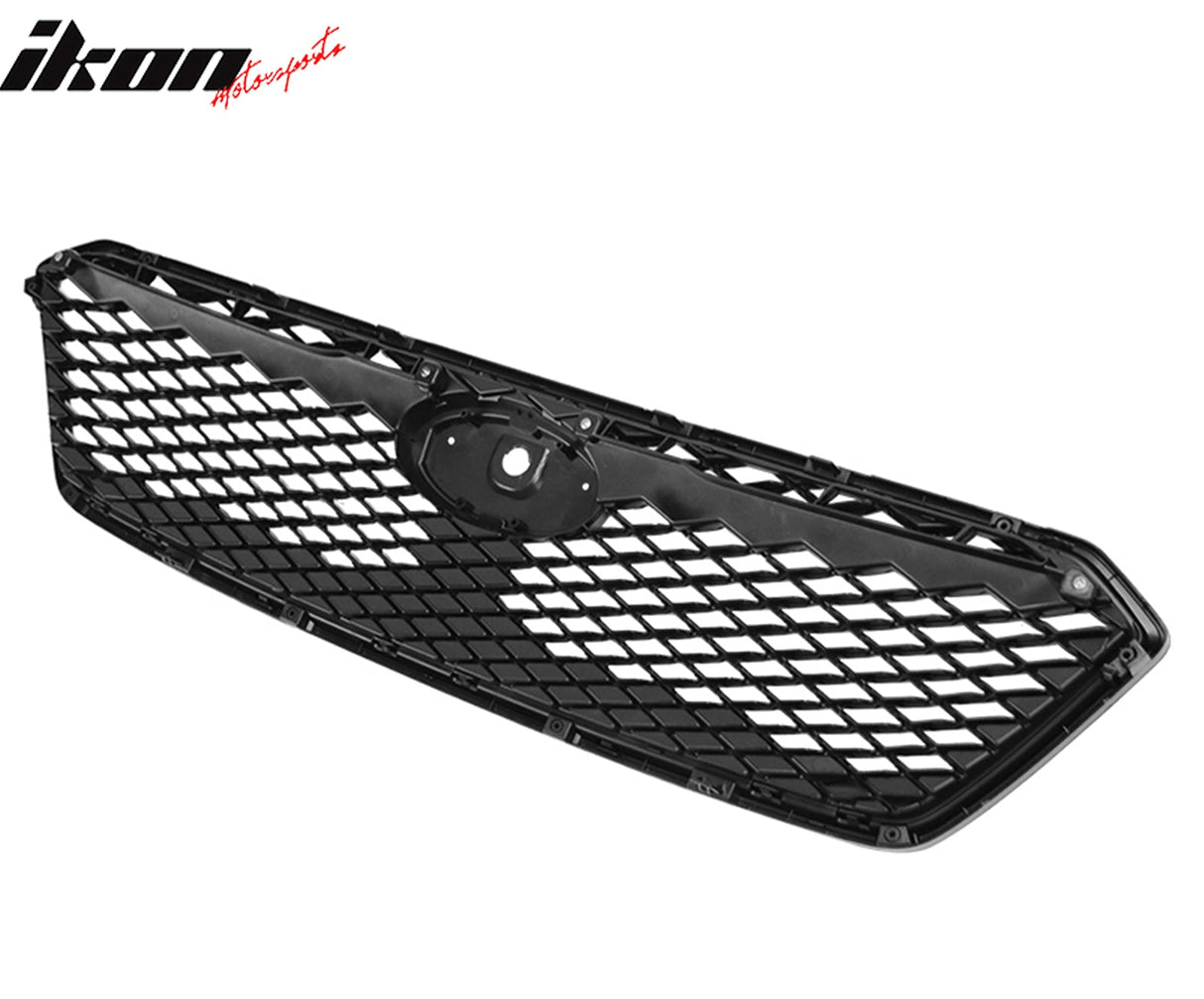 2017-2019 Subaru Impreza Sport Front Bumper Grille Gloss Black ABS